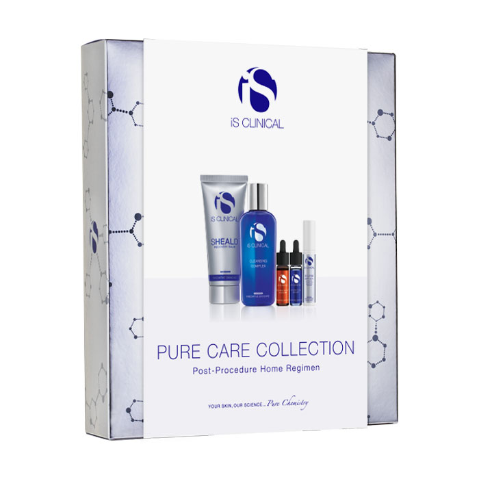 Набір для обличчя iS Clinical Pure Care Collection Post-Procedure Home Regimen, 5 одиниць